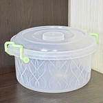 Контейнер 5л круглый с ручками прозрачный