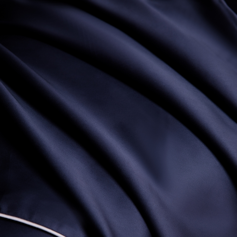 КПБ Однотонный Сатин Премиум на резинке OCPR011, Евро, 4 наволочки, простынь 140*200*30