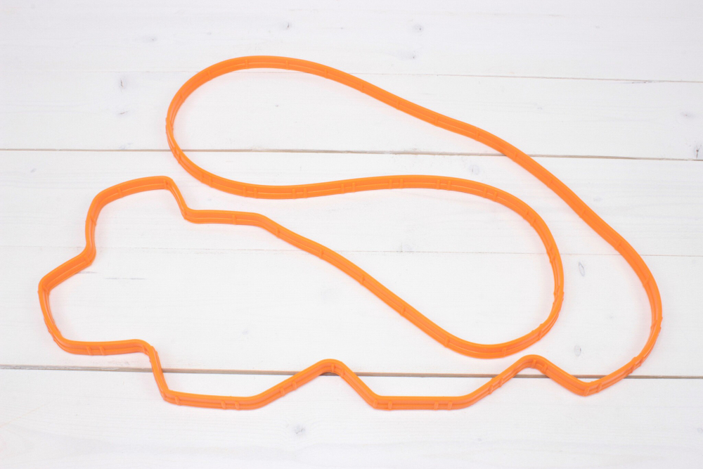 Прокладка крышки клапанной Cummins 6ISBe силикон, оранжевая 0326/2 /4897569, 5309255/