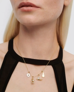 Подвеска-шарм Daisy серебро 925 пробы покрытое золотом