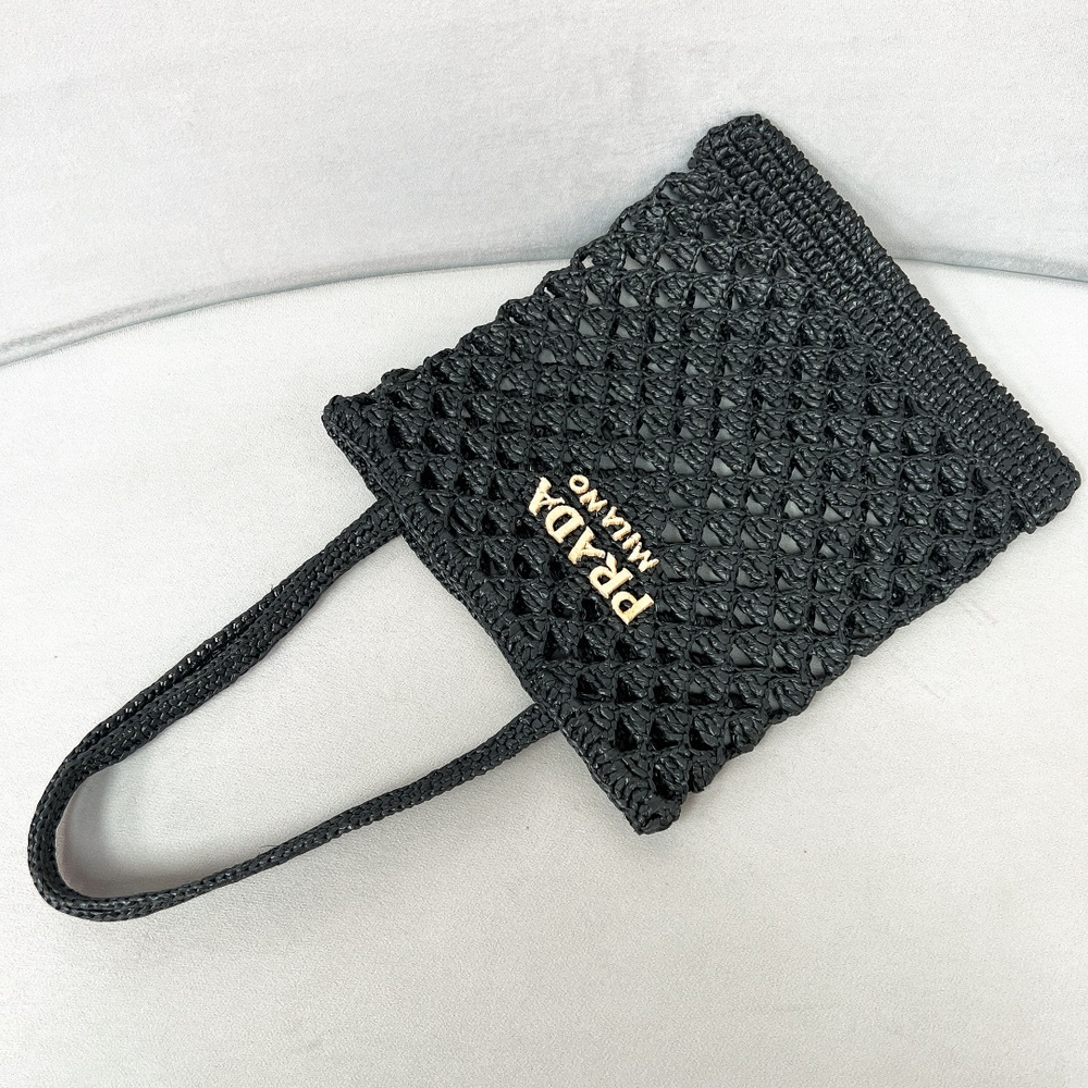 Prada Crochet Tote Bag