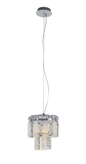 2894R/1 CHROME+CLEAR (1/10) Люстра NW