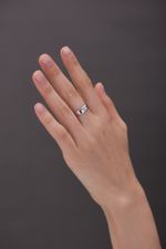 Кольцо Crystal Round с горным хрусталем