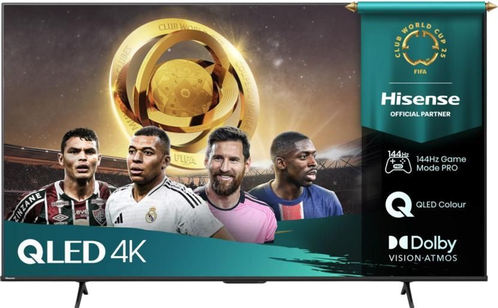 Телевизор QLED Hisense 65" 65E7Q PRO темно-серый 4K Ultra HD 120Hz