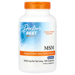 Doctor's Best, МСМ, 180 капсул (1000 мг в каждой капсуле)