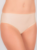 Трусы-слипы с мелким каплевидным узором (Размер: 46) (Цвет: грязно-розовый)