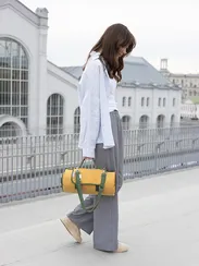 Плед для пикника и отдыха на пляже smart picnic, горчичный