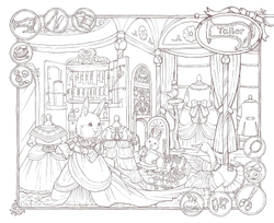 [Vol.6] A friendly squirrel and the residents of the antique town by Mona.