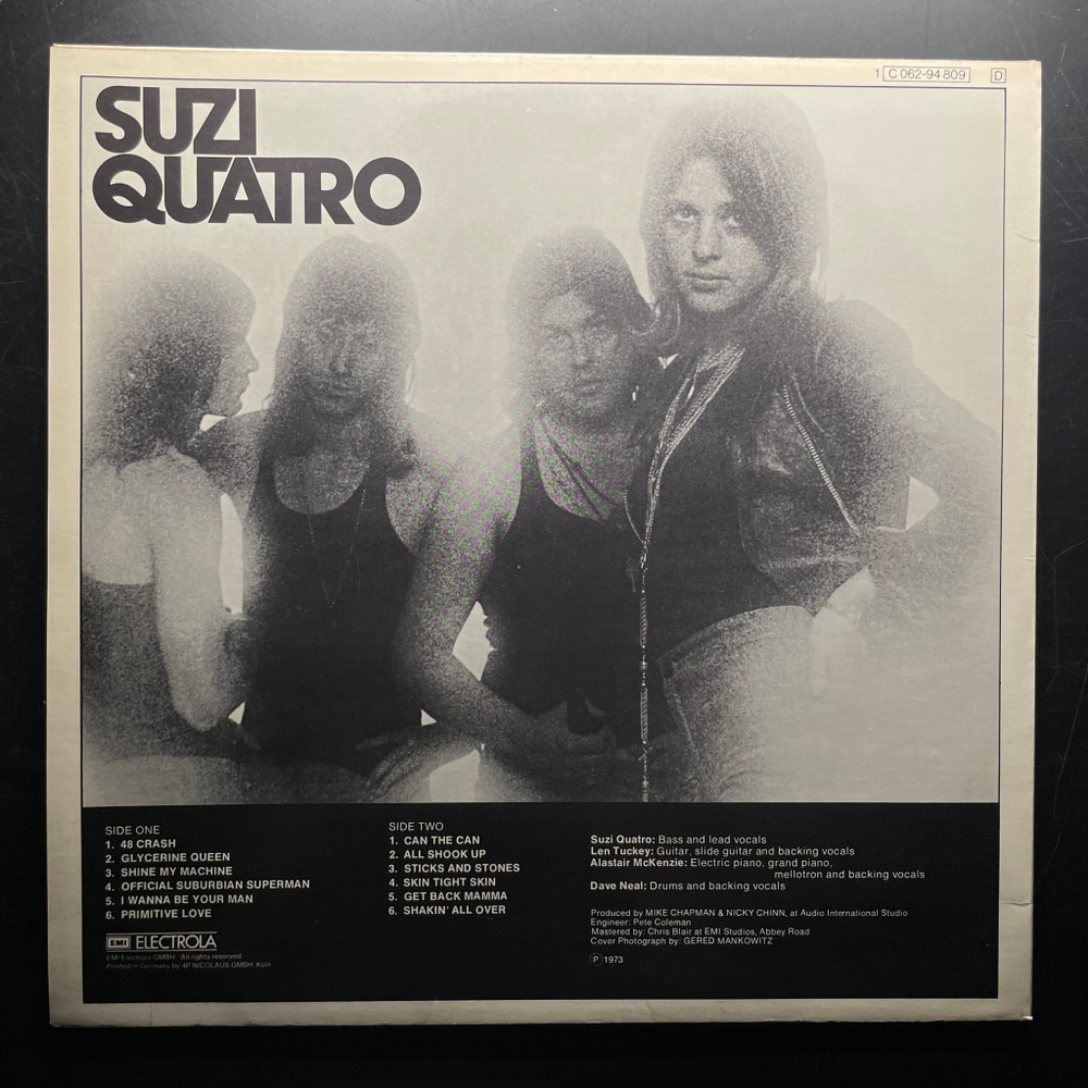 Suzi Quatro ‎– Suzi Quatro (Германия 1973г.)