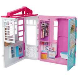 Barbie Dollhouse складной кукольный домик FXG54