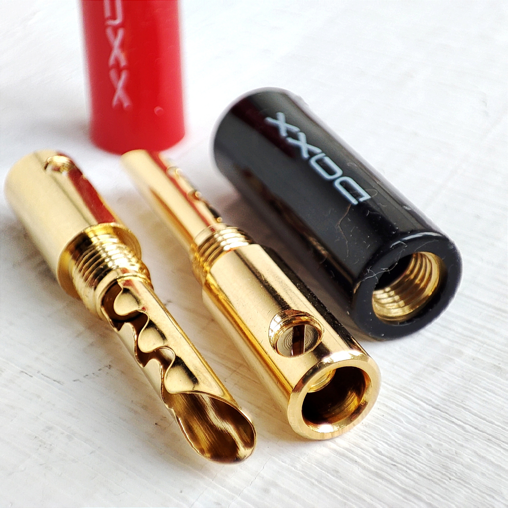DAXX T152 Разъемы типа 'банан' BFA для акустических кабелей -пара-