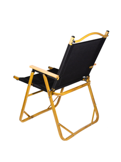 Стул складной Naturehike MW02, черный, светлое дерево (NH19Y002-D)