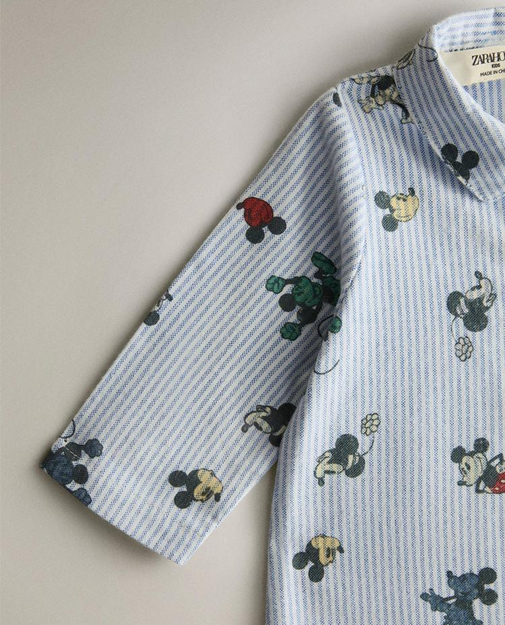ZARA HOME ДЕТСКИЙ КОМБИНЕЗОН MICKEY & MINNIE ©DISNEY, СИНИЙ