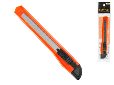 Нож пистолетный с выдвижным лезвием 9мм STARTUL STANDART (ST0937)