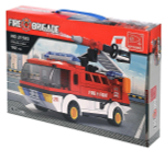 Конструктор блочный Аусини Пожарная бригада 192дет., коробка 21503