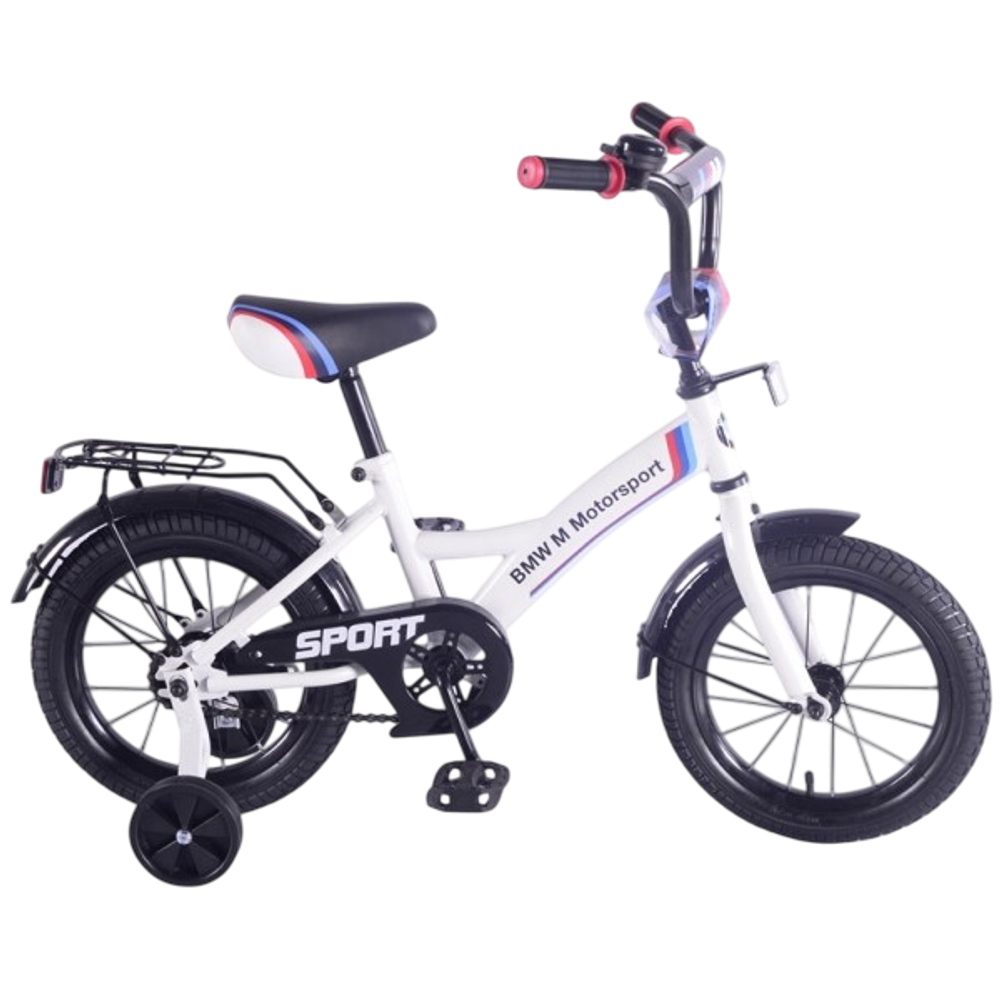 Велосипед 14" BMW белый/черный
