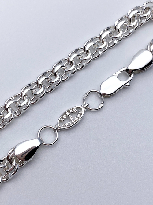 Браслет из серебра/Белый