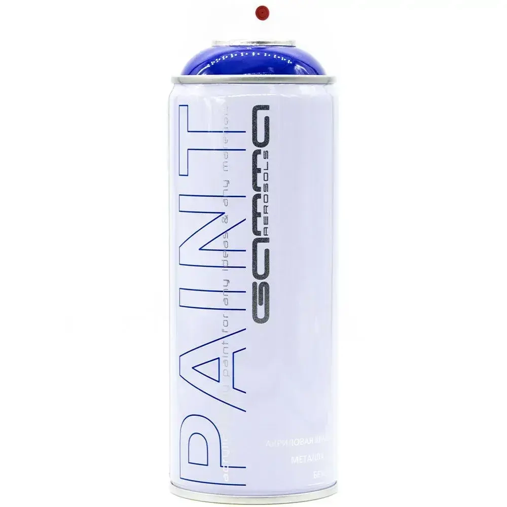 Сине-фиолетовый акриловая краска аэрозольный баллончик 520мл. Gamma Paint