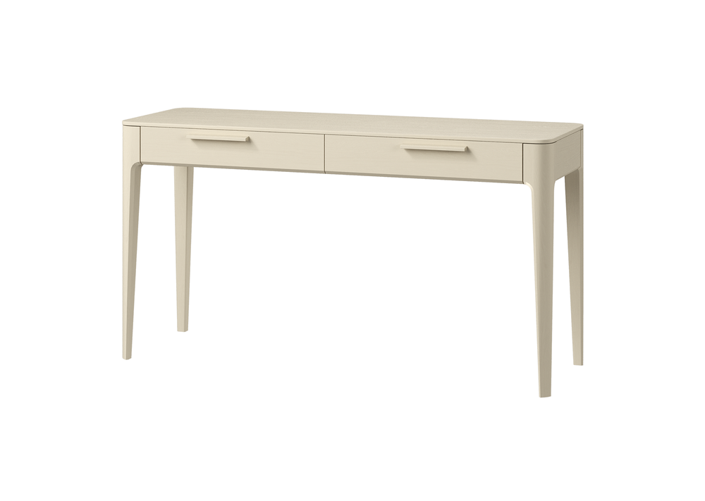 Консоль Type oak 2 ящика ширина 140 см (молочный)