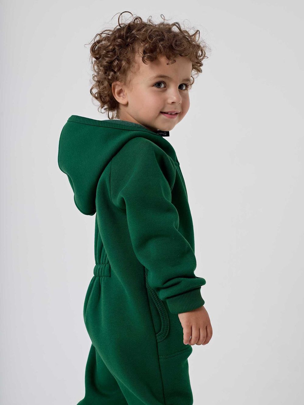 Комбинезон с карманами "Малахит" утепленный