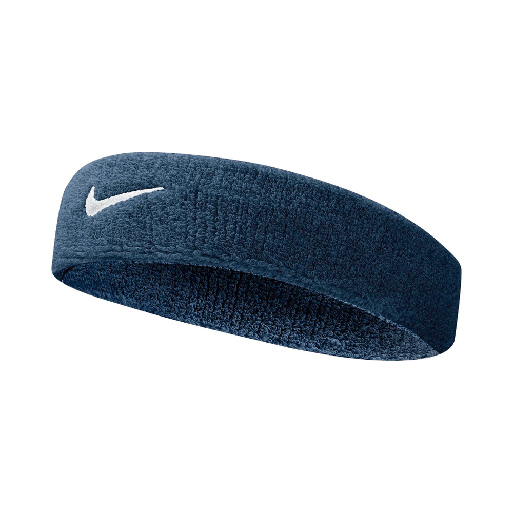 Nike Swoosh Headband - Dark Blue, White