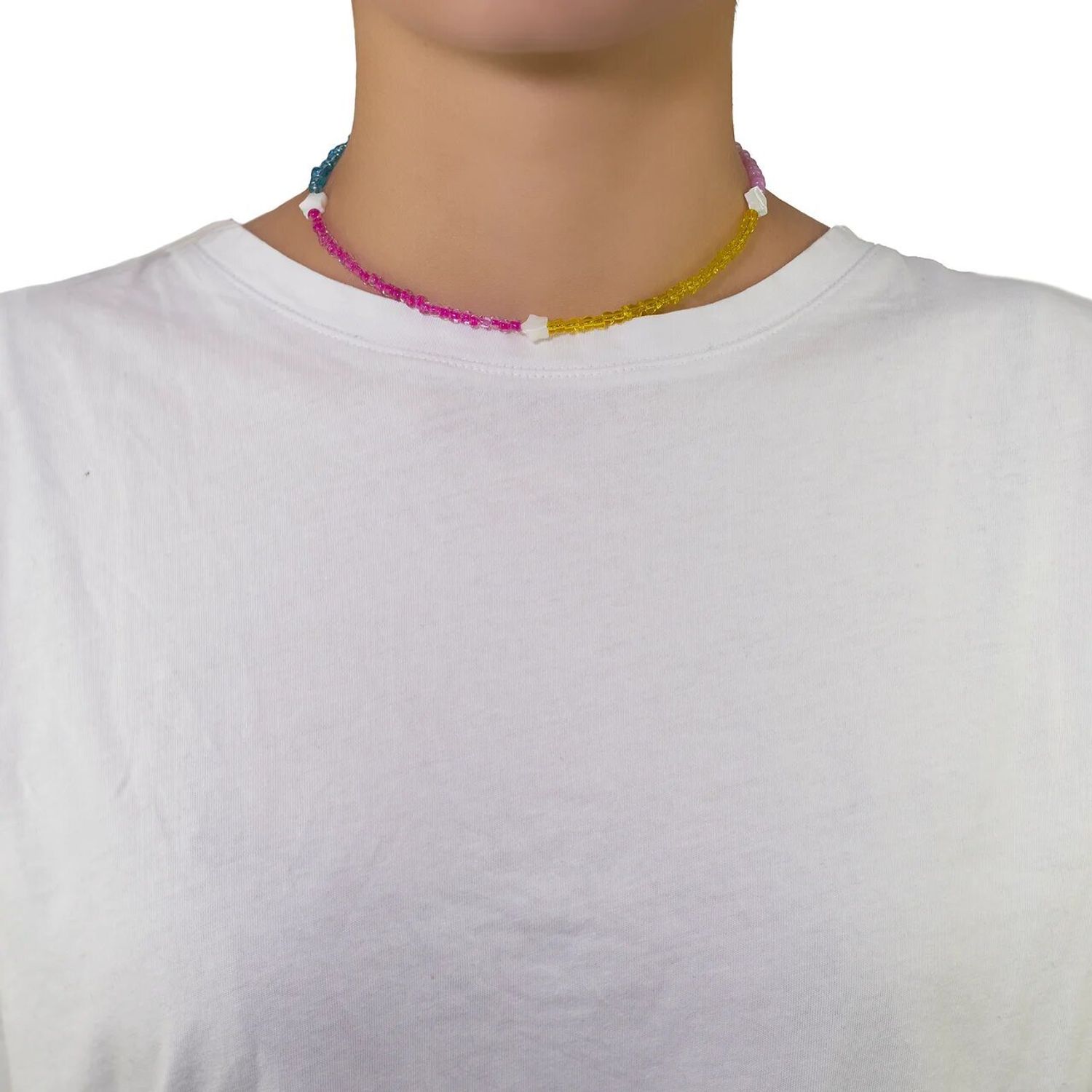 Колье Multi Choker With Stars