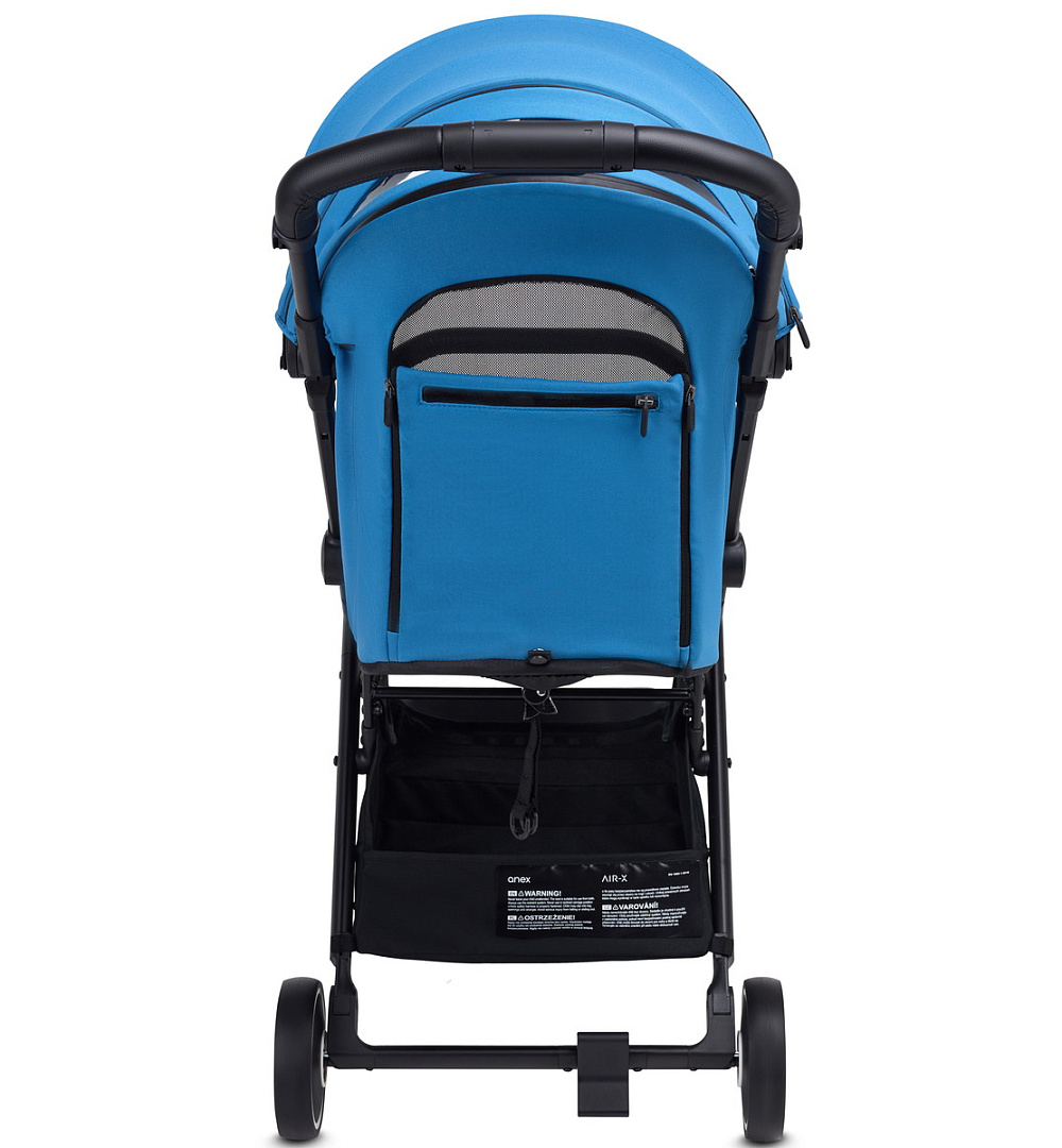 Детская коляска Anex Air-X Travel Cot 2 в 1 blue/black Ax-08/L/Ax-C-01