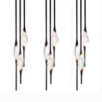 Подвесной светильник Pezzo 9 pearl black