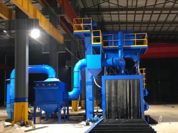 Дробеструйные установки для обработки и очистки балок серии INHGP/INHGB, INTEGRAL