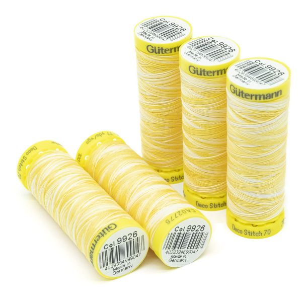 Нитки отделочные Gutermann Deco Stitch multicolor 70 (70 метров), 5 кат. | 9926