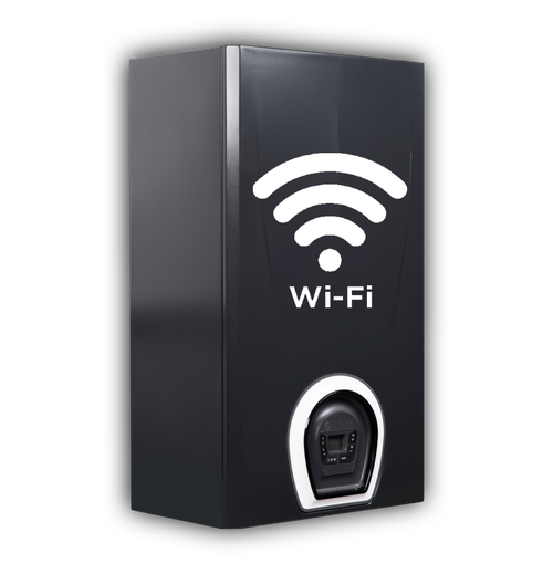 Котел газовый Federica Bugatti Varme 24 двухконтурный настенный с wi-fi чёрный