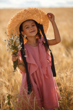 Платье из муслина «Сухая роза»