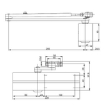 Дверной доводчик ASSA ABLOY DC200