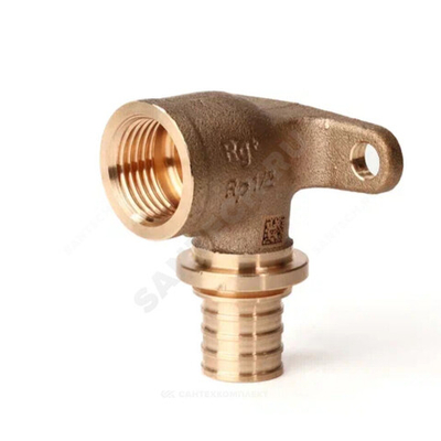 Водорозетка для PE-X труб аксиальная бронза Дн 20х1/2" ВР RX+ Рехау 14563593001