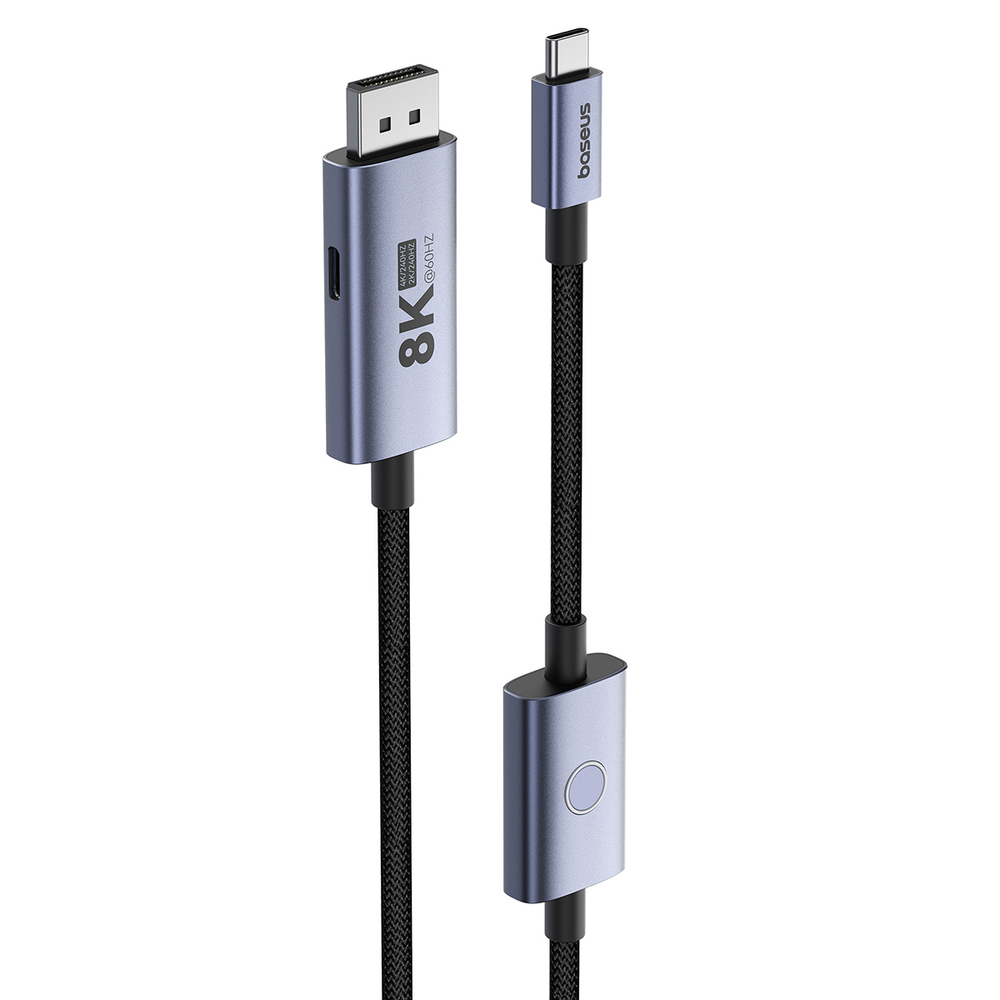 USB-C - DisplayPort Кабель Baseus High Definition 8K@60Hz 1.5m (with PD 100W)
