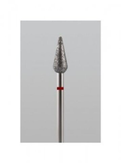 Бор алмазный VM Арт.856.104.266.120.040 закр.конус красный
