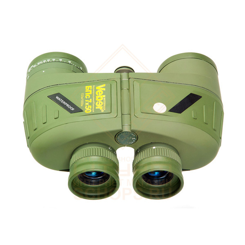 Бинокль Veber БПС плавающий 7x50, Green