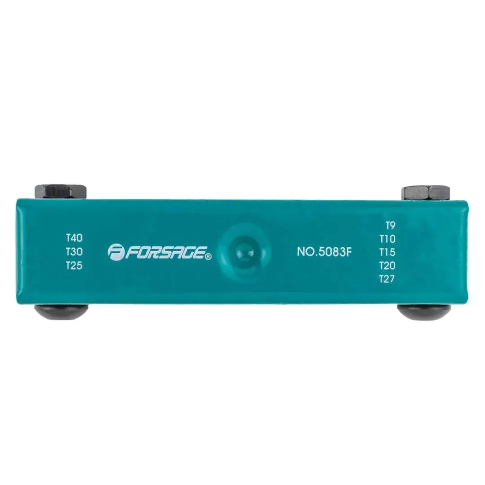 Набор ключей TORX складной, 8пр.(T9, T10, T15, T20, T25, T27, T30, T40) Forsage F-5083F