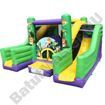 Коммерческий надувной батут "Двойная горочка"