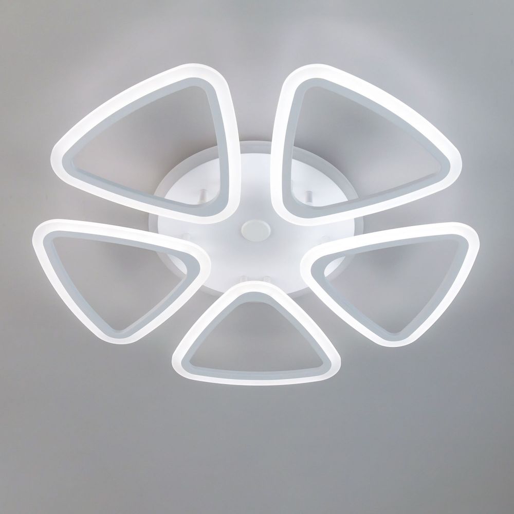 Citilux Мальта Смарт CL234A250E RGB Умная люстра Белая