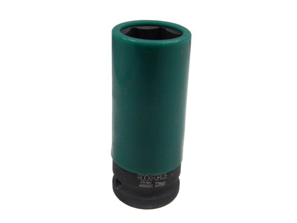 Головка глубокая для литых дисков с защитным кожухом 22мм, 1/2'' RockForce##Rock FORCE RF-4458522C
