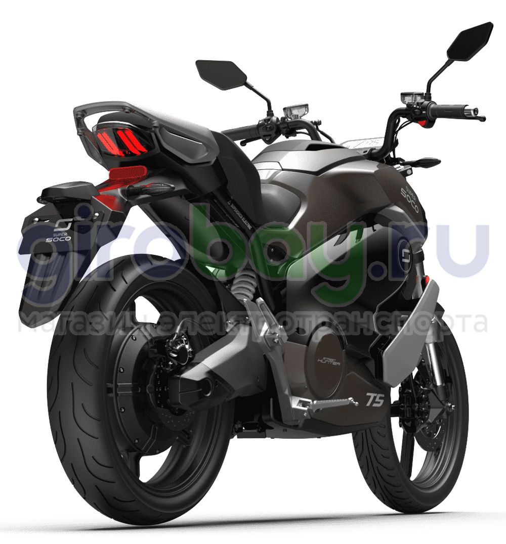 Электромотоцикл WHITE SIBERIA SUPER SOCO TS STREET HUNTER (Черный) фото Электромотоцикл WHITE SIBERIA SUPER SOCO TS STREET HUNTER (Черный) фото фото №2