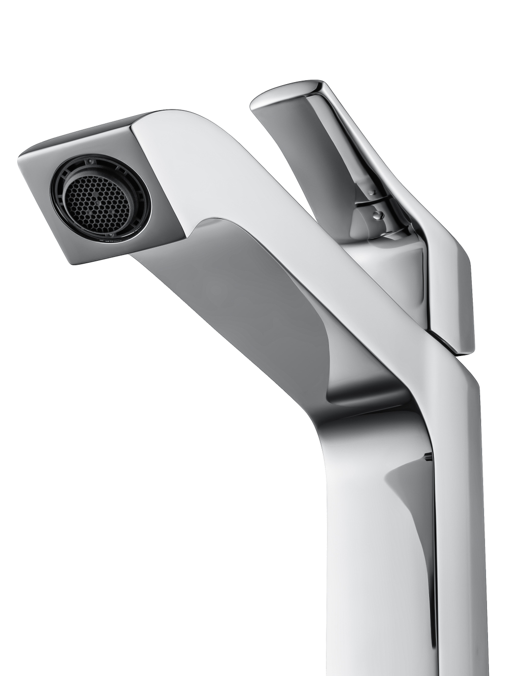 Смеситель для раковины высокий WONZON & WOGHAND FLEX, Хром (WW-88019072-CR)