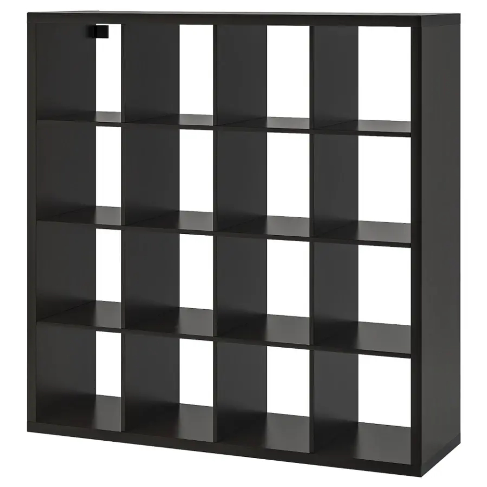 Стеллаж 25 ячеек - IKEA KALLAX, 147х147 см, черный, КАЛЛАКС ИКЕА