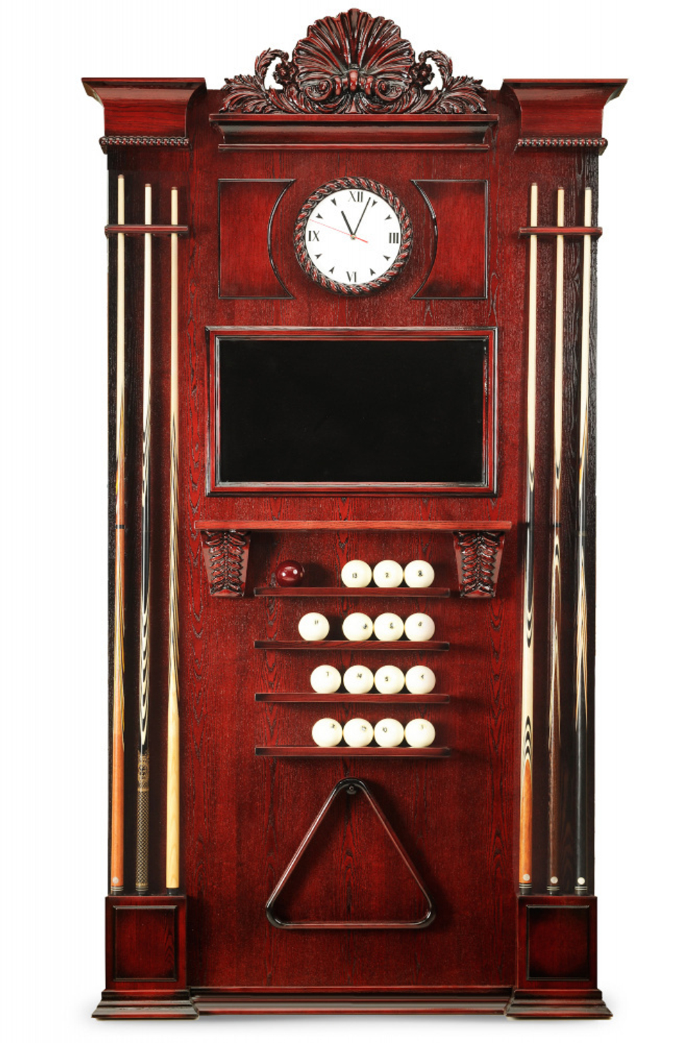 Киевница Неаполь К-21 с часами ясень мдф (№1)