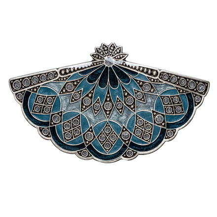 Заколка для волос Clara Bijoux Веер G44571 BL/S