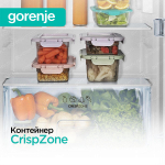 Отдельностоящий двухкамерный холодильник Gorenje RF4142PW4