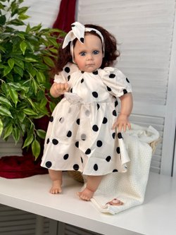 Кукла Реборн мягконабивная 60см в пакете (FA-595)