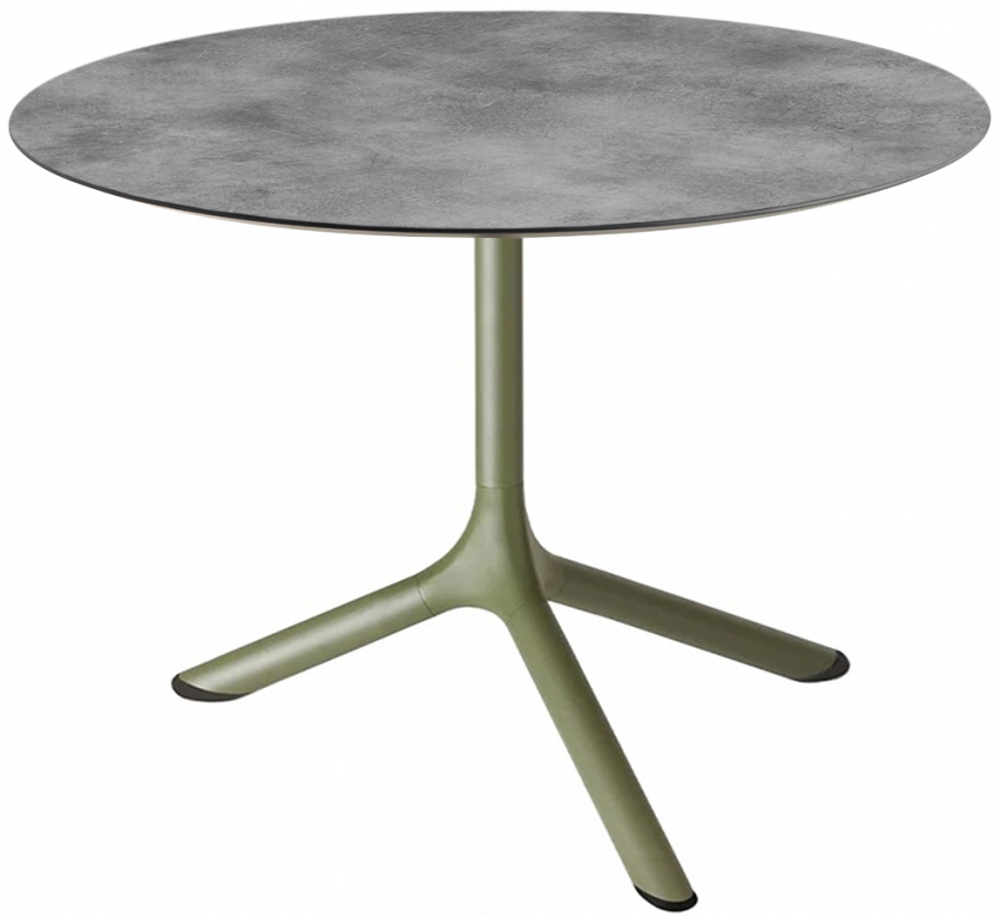 Столик ламинированный кофейный Scab Design Tripe, оливковый, цементный