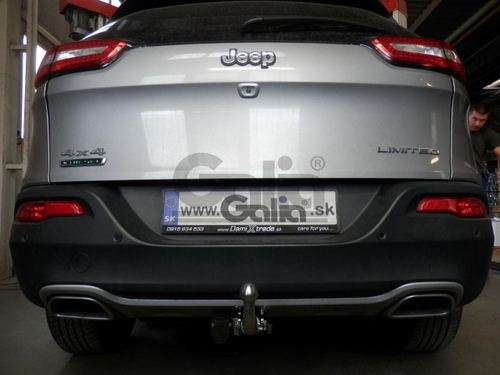 Оцинкованный фаркоп на Jeep Cherokee KL 2014-2018 (без электрики), Galia J013A